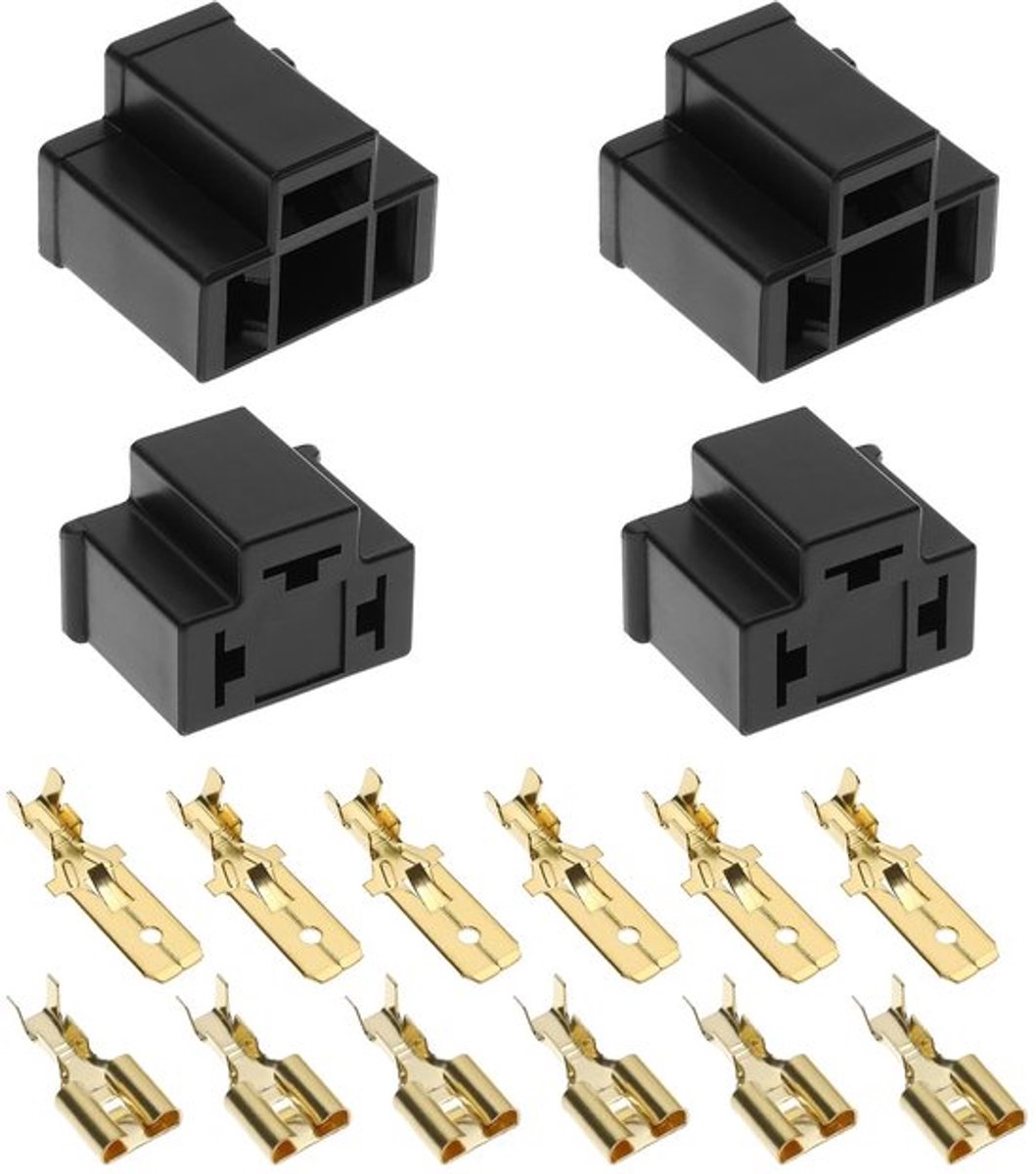 Store_8 - H4 Headlight Connector - Vervangingsset - - 12 V