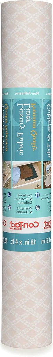Kastpapier Luxe Stof - Plankbekleding - Laden Organiseren - Niet-klevend - 45x120 cm - Pale Grey