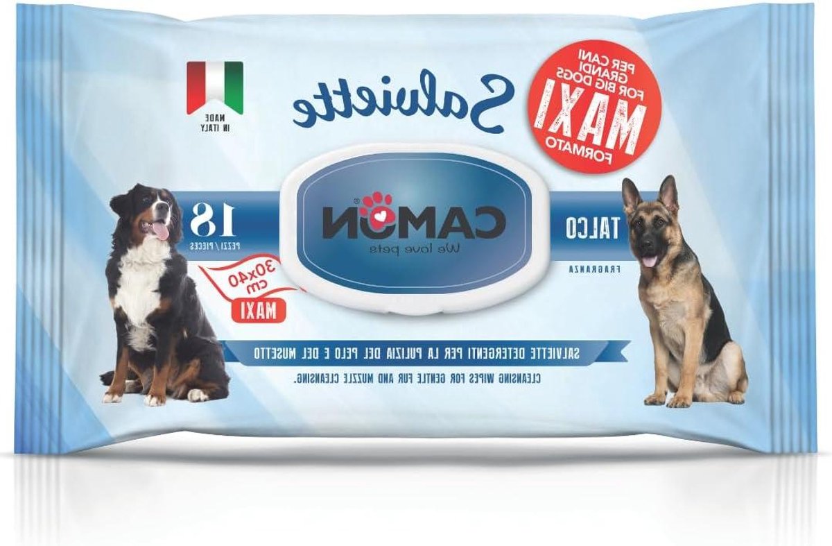 Reinigingsdoekjes - Hygiëne doekjes - Vachtverzorging Hond - Aangename geur - 18 stuks - Wit