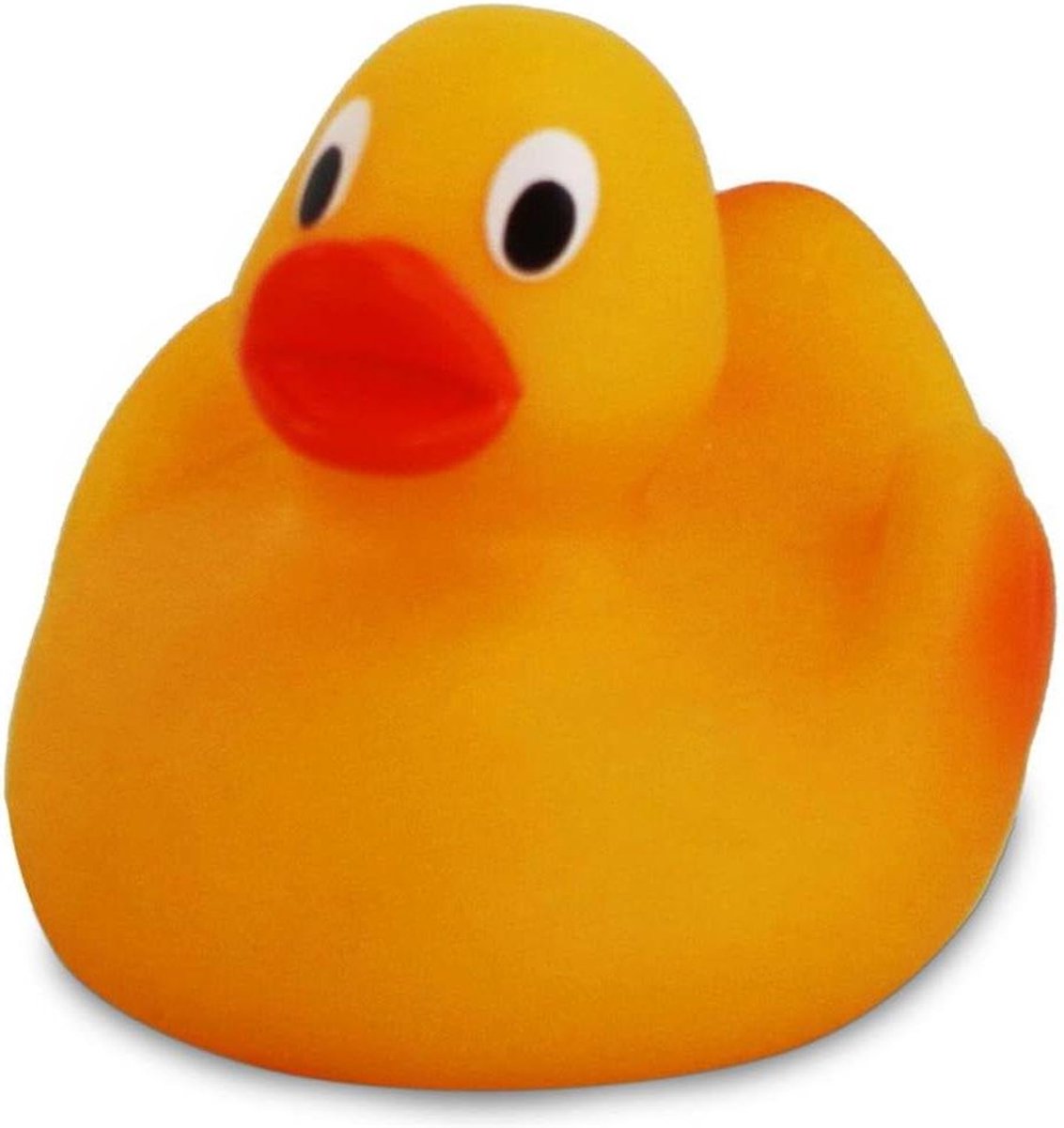 Badeend - Piepeendje - Badplezier - Licht piepgeluid - 45 cm - Geel