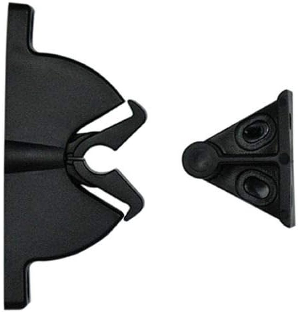 Deurklemmen - Deurstoppers - Deur Fixeren - Met Schroefdop - 2 Stuks - Transparant