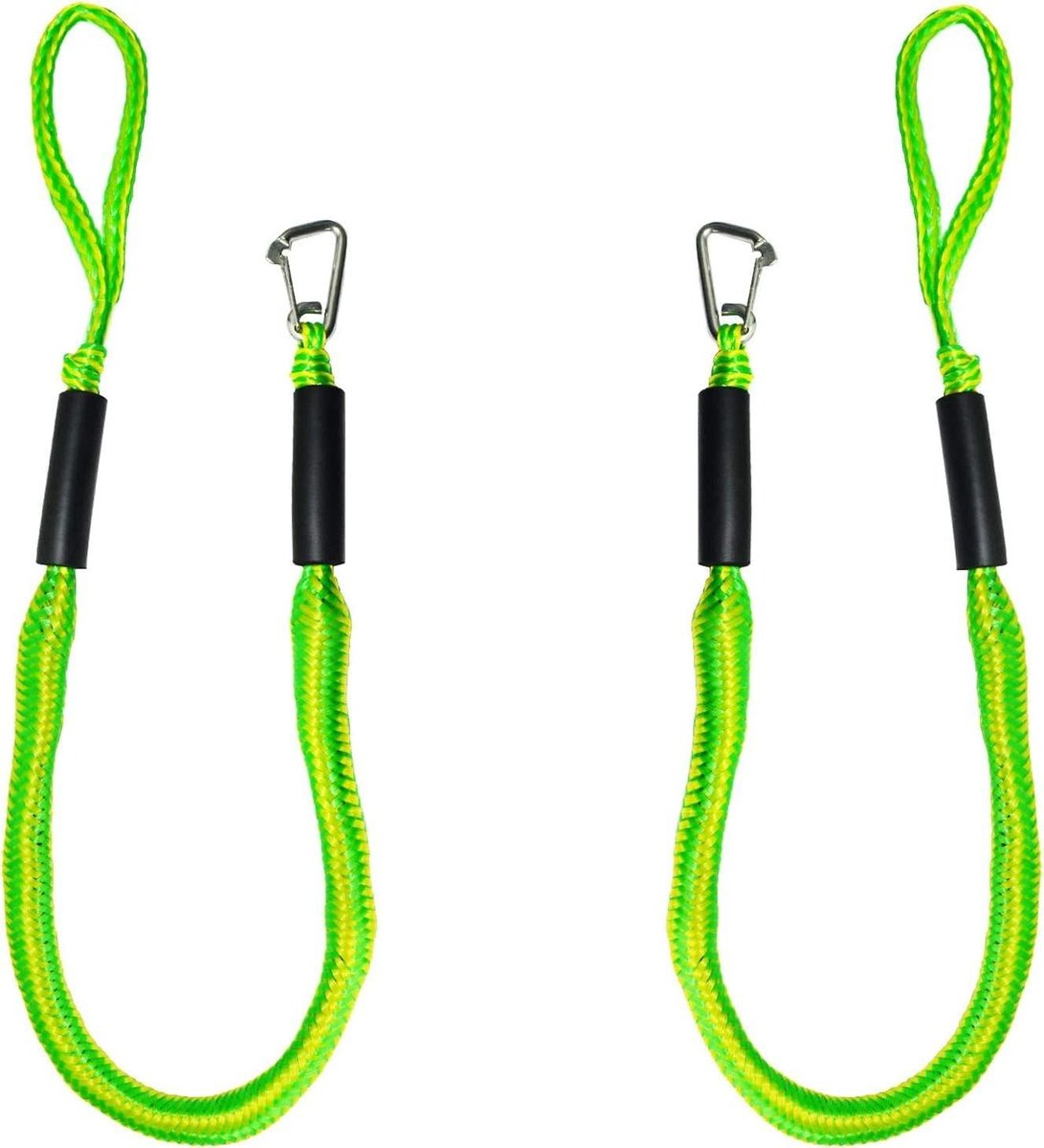 Bungee Docklijnen - Afmeertouw Boot - Veilig Aanleggen - Schokabsorberend Ontwerp - 120-170 cm - Groen