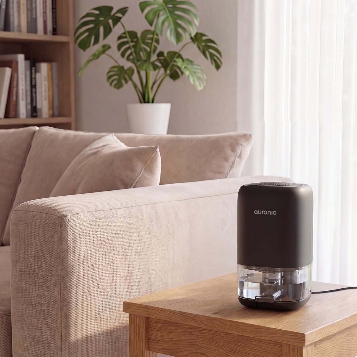 Auronic luchtontvochtiger met 450 ml per dag, reservoir van 1 liter en 40 watt thumbnail 3
