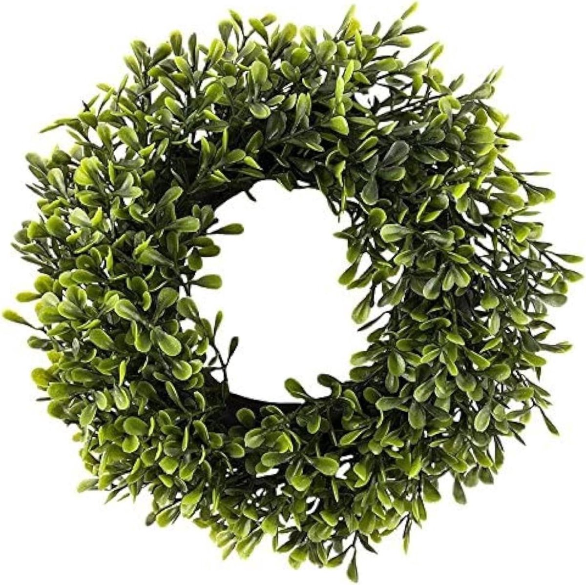 Decoratieve Krans - Kunst Buxus - Huis Aankleden - Natuurlijke Look - Ø 19 cm - Groen
