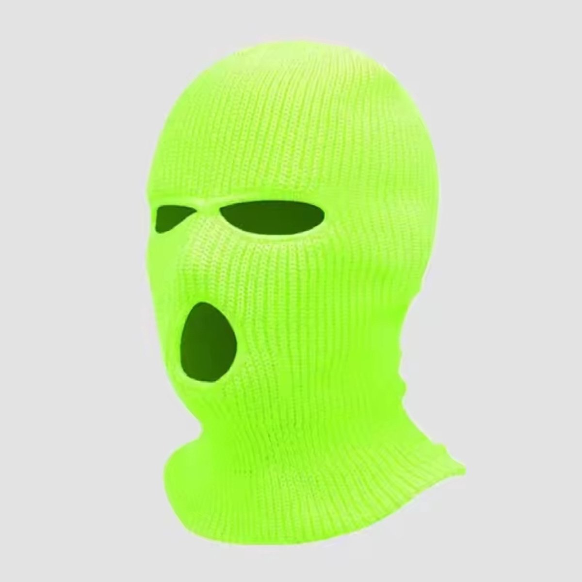 Neon Bivakmuts – Gebreide Bivak Muts