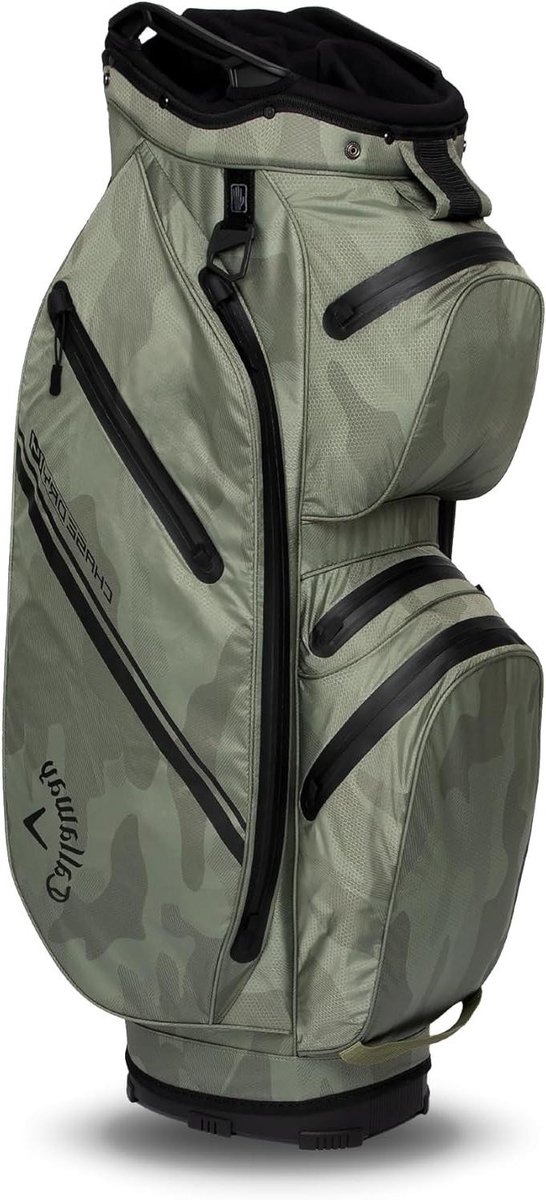 Waterdichte Golftas - Golf Cart Bag - Golfsport Uitrusting - Lichtgewicht 3K Stof - 14-weg Top - Groene Camo
