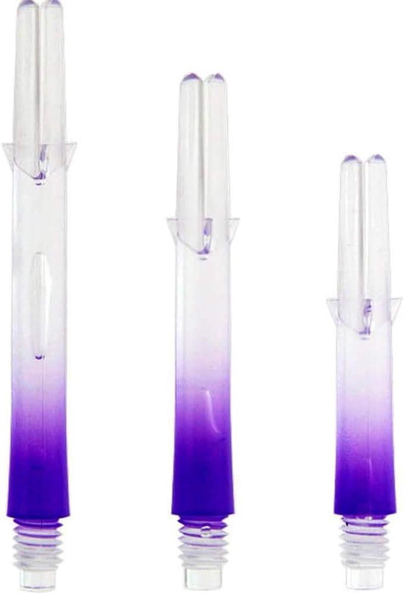 Dartshafts - Dartpijpjes - Darten Verbeteren - Tweekleurig Kleurverloop - 19 cm - Paars