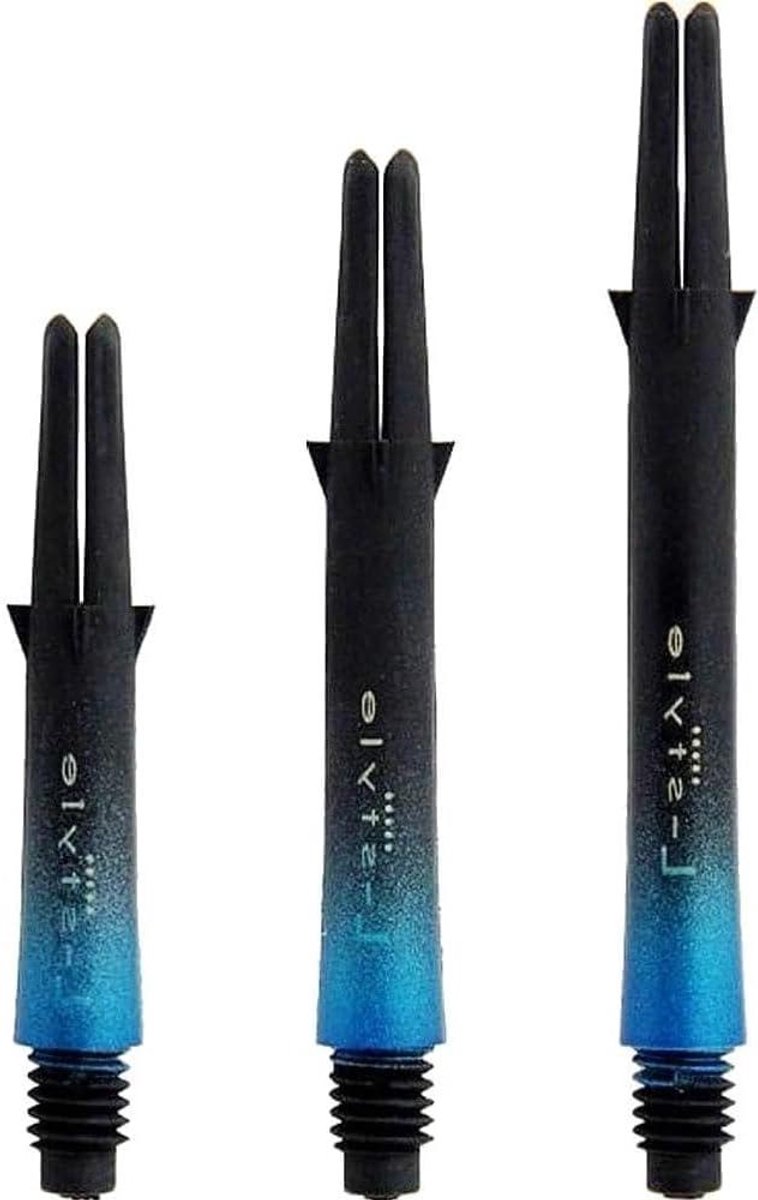 Carbon Dart Shaft - Dart Accessoire - Darts Spelen - Extra Duurzaam en Sterk - 19 cm Short - Blauw