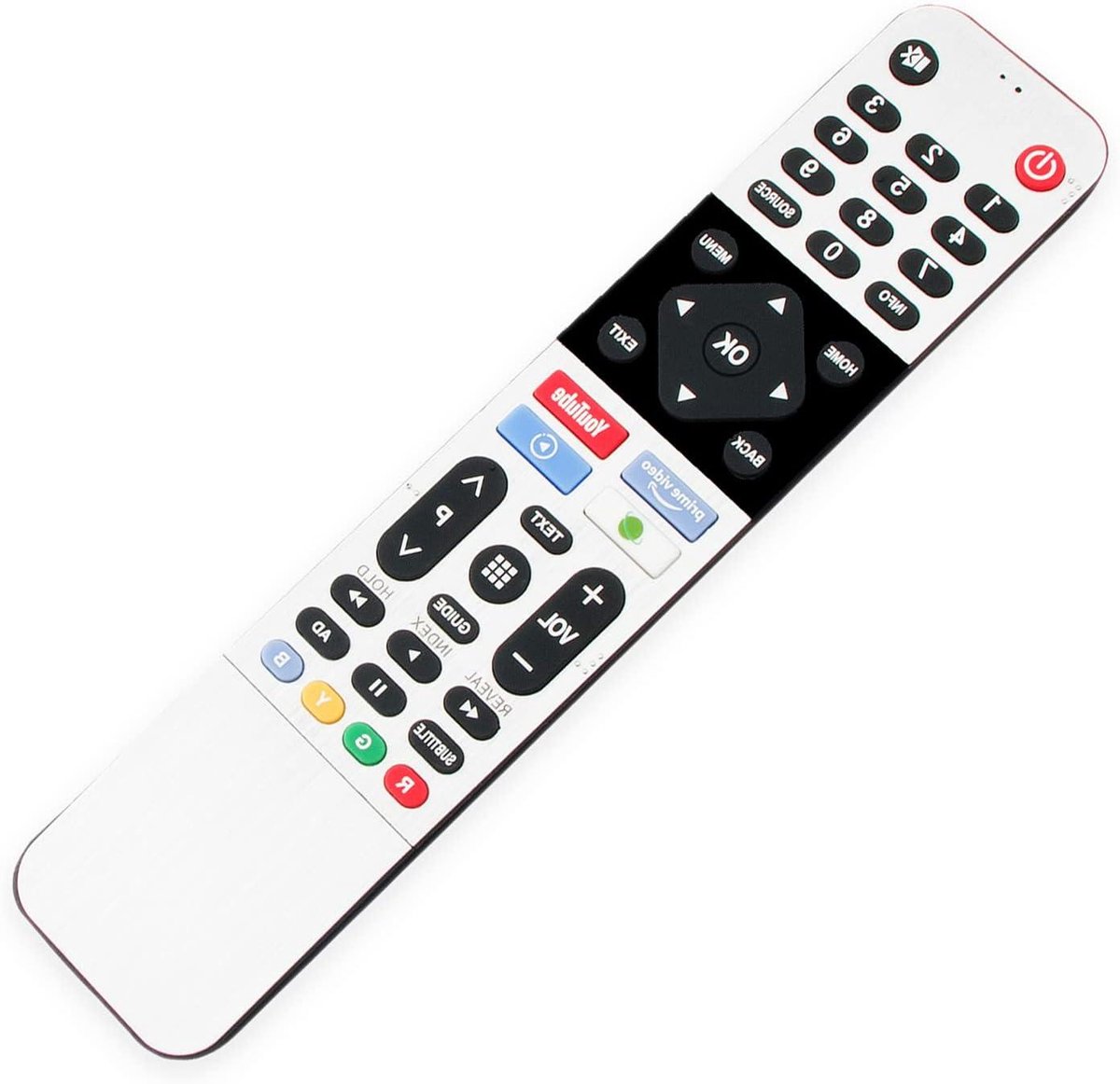 Afstandsbediening - Universele Remote - TV Bediening - Directe Werking - 4 x 12 x 0.3 cm - Zwart