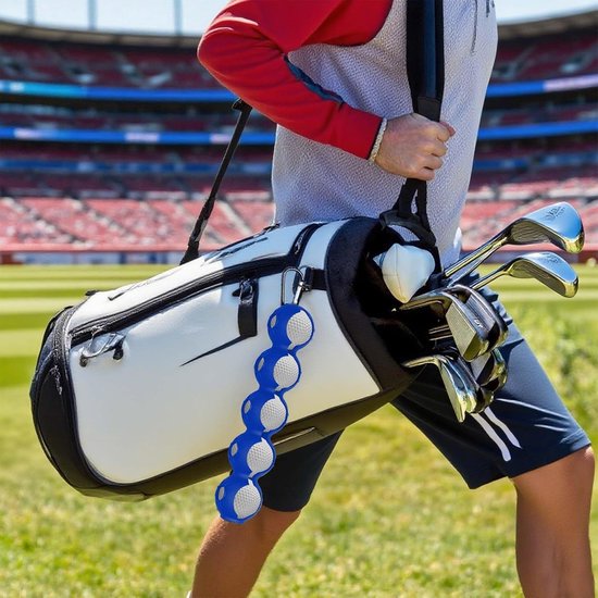 Golfbalhouder met sloten voor 5 ballen - Stabiele & Compacte Ballenbak — afbeelding 2