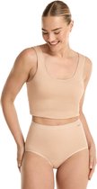Ten Cate Basics organic cotton stretch high waist beige 4 pack voor Dames | Maat XXL