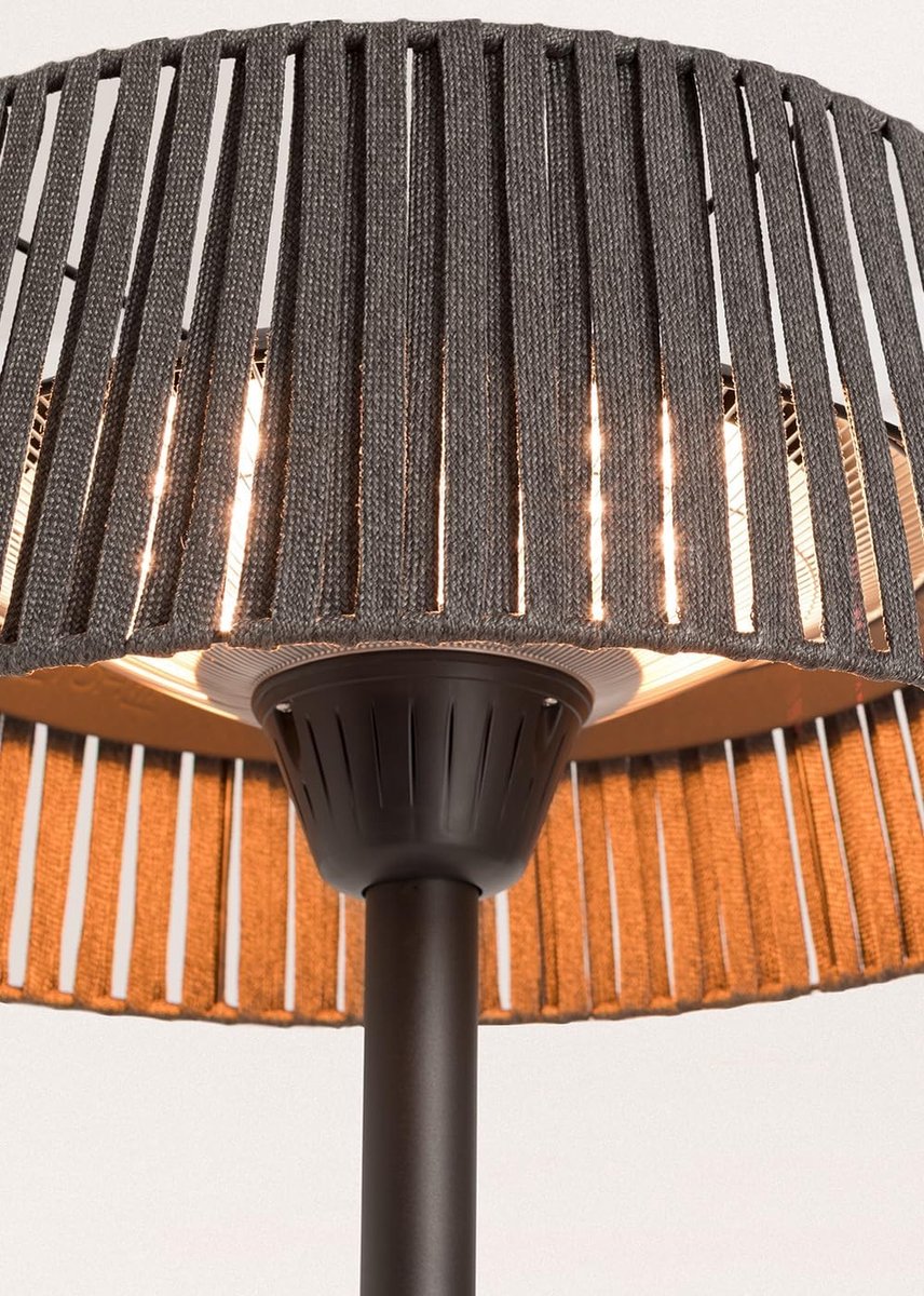 Terrasverwarmer - Warmtestraler Buiten - Buiten Verwarmen - Snel Infrarood - 1500 Watt - Zwart – foto 5