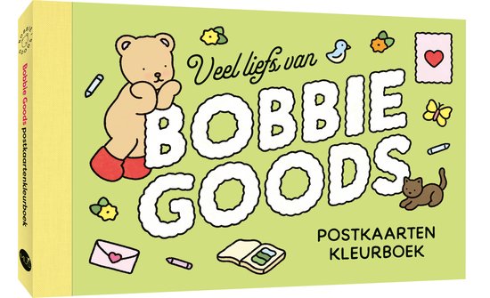 Bobbie Goods postkaartenkleurboek - cover