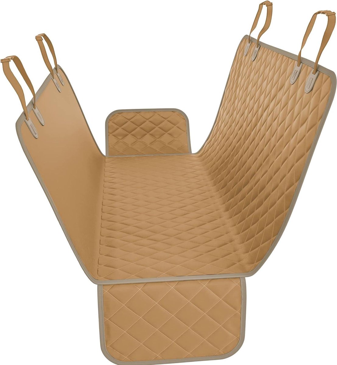 Autostoelhoes Hond - Hondenstoelhoes Auto - Reizen met Huisdier - Waterdicht Krasbestendig - Standard - Beige