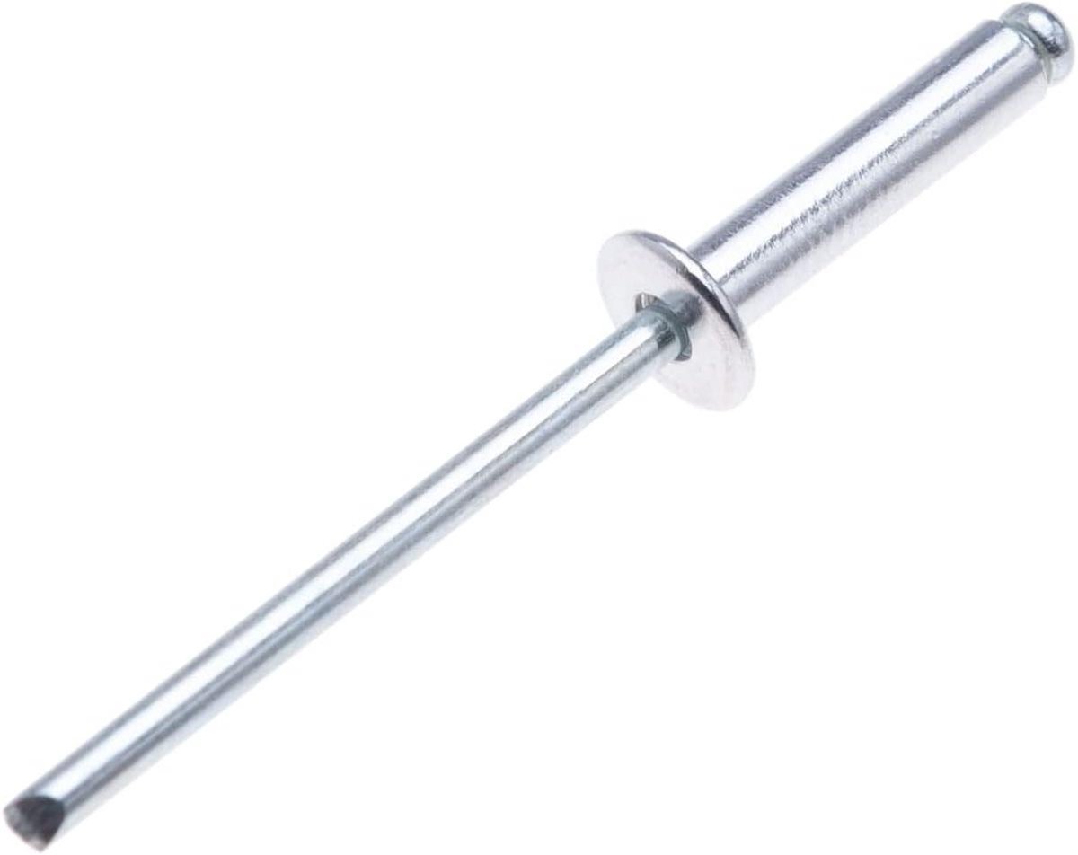 Metaal Klinknagels - Blindnagels Popnagels - Metaal Bevestigen - Alloy Staal - 4x18mm 500 Stuks - Zilverkleurig