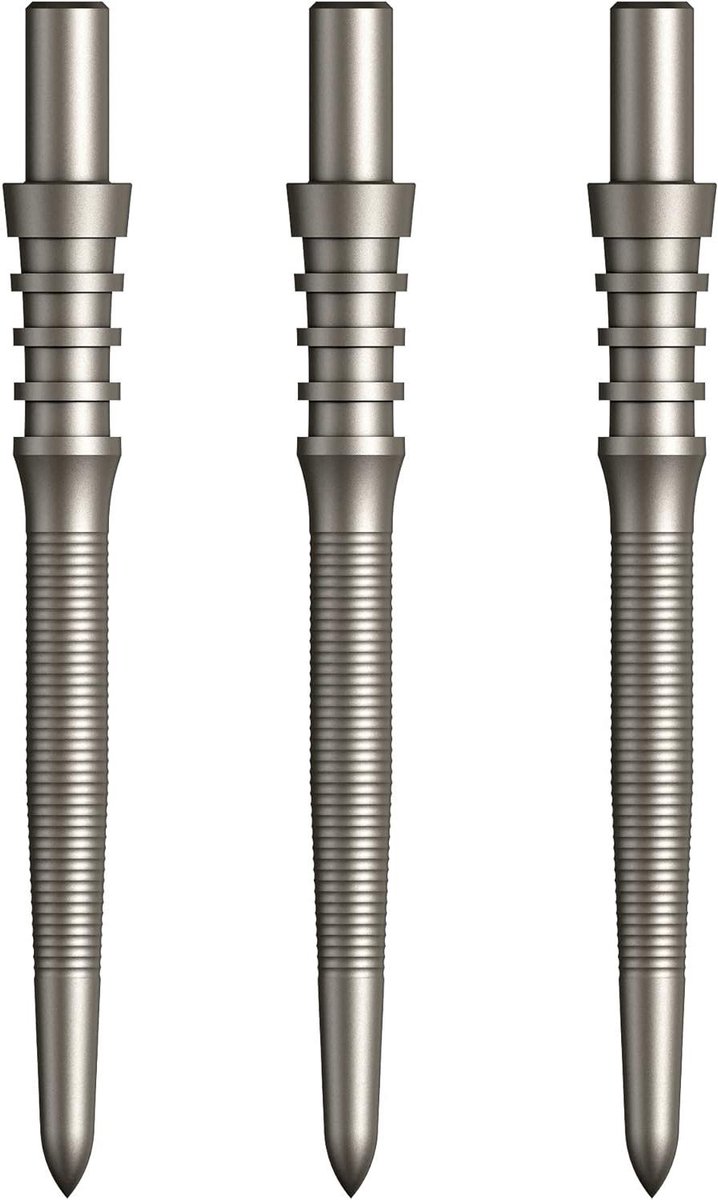 Dartpijlen - Professionele pijlen - Darts spelen - Micro grip - 28 mm - Zilver