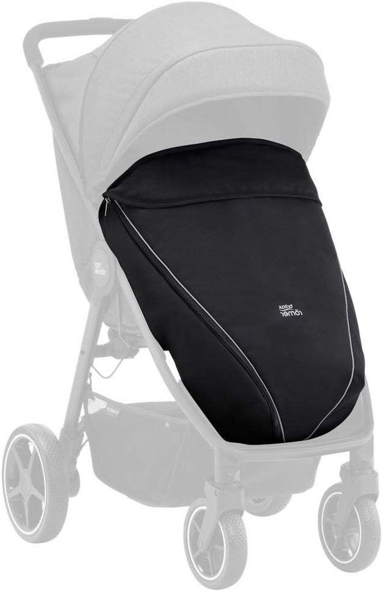 Kinderwagenhoes - Windscherm Buggy - Bescherming Buiten - Inklapbaar Ontwerp - 44 x 83 cm - Zwart