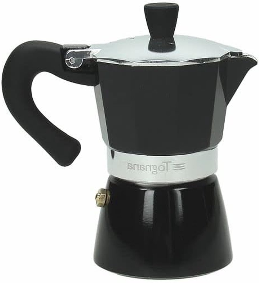 Espressoapparaat - Koffiemaker Fornuis - Koffie Zetten - Aluminium Behuizing - 2 Kopjes - Zwart