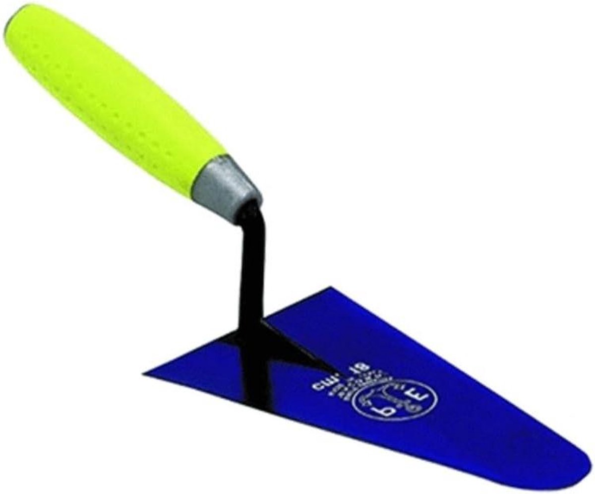 Puntige Troffel - Metsel troffel - Metselwerk Afwerken - Antislip handgreep - 16 cm - Zwart