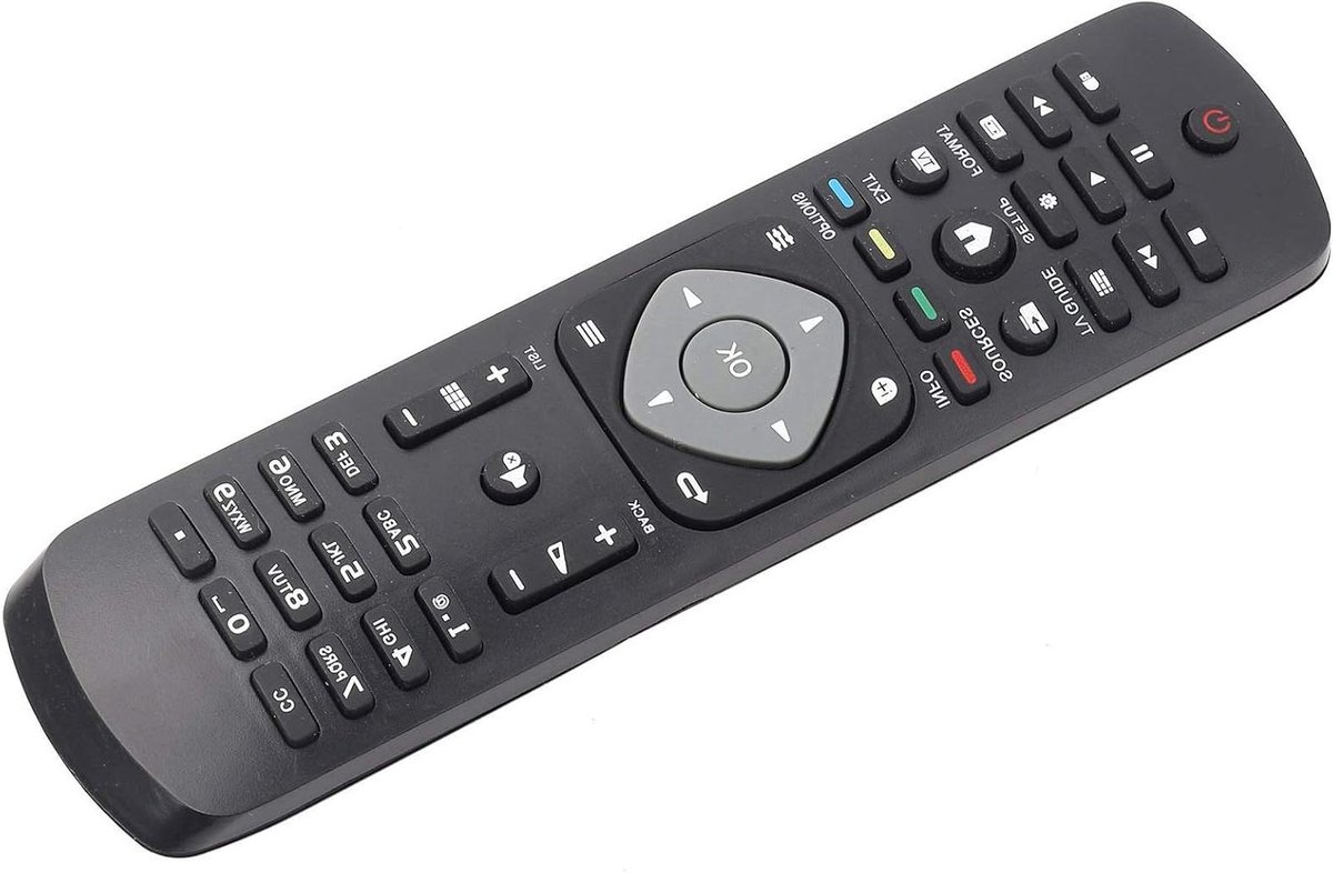 Universele Afstandsbediening - Controller Vervanging - TV Bediening - Directe Vervanging - 8m Bereik - Zwart