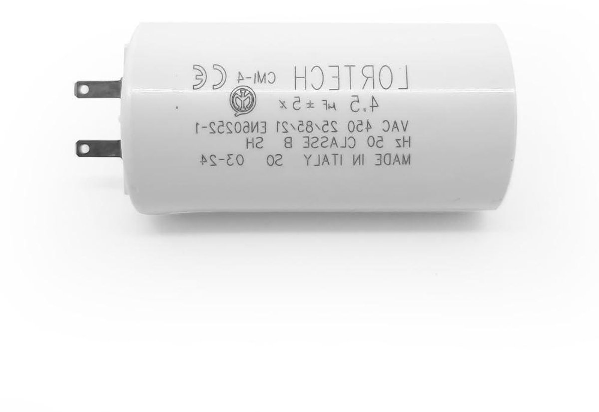 Condensator - Motor Starter - Rolluiken Aansturen - Gemaakt in Europa - 4.5 µF - Zwart