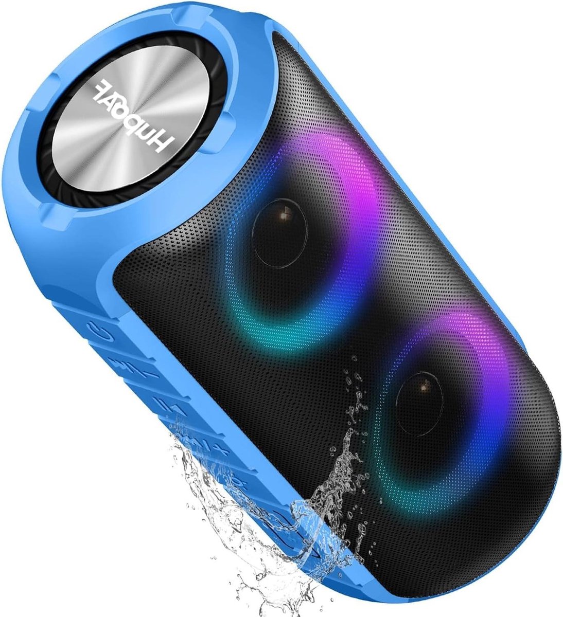 Draagbare Bluetooth Speaker - Muziekbox Licht - Feest Muziek - IPX7 Waterdicht - 15 Meter Bereik - Hemelsblauw