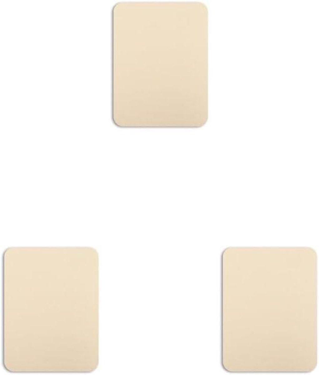 Opstrijkbare Patches - Kleding Reparatie - Kleding Verfraaien - Wasbaar Materiaal - 10 Stuks - Beige