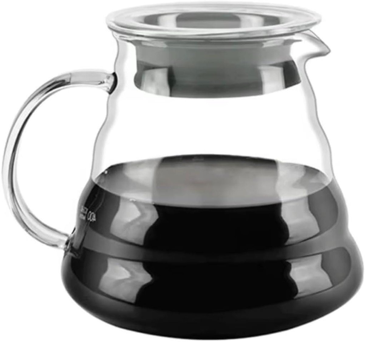 Zwarte RVS Zwanenhals Waterkoker 600 ml voor Nauwkeurig Schenken