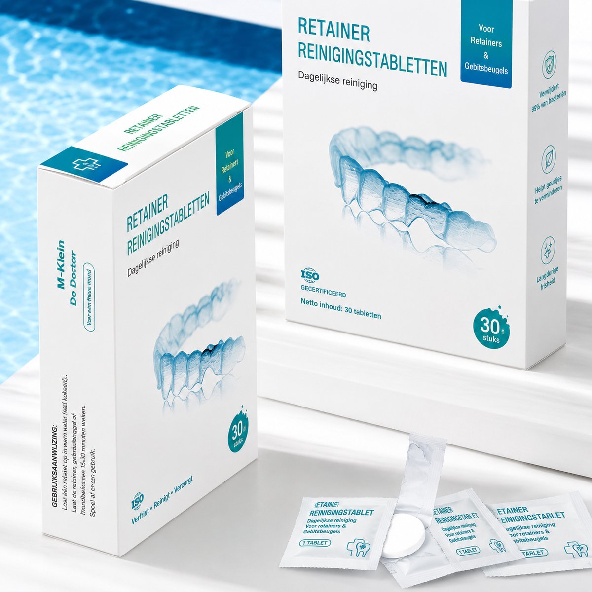 Kunstgebit Reiniging Tabletten - 30 stuks - Schoonmaken