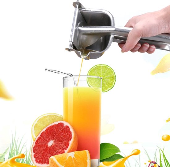 SnelShoppen - Handpers Juicer 304 RVS, Multifunctioneel Keukenaccessoire voor Citrusvruchten, Sinaasappel, Citroen, Limoen, Granaatappel, Duurzaam en van Snelshoppen — afbeelding 4