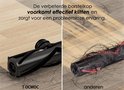 Links: schone borstelkop van TocMoc. Rechts: borstelkop van anderen met veel haar erop.