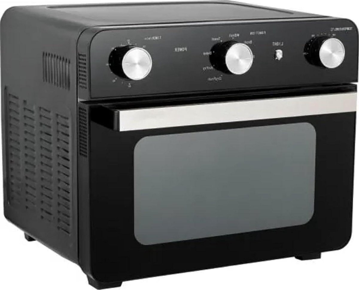Elektrisch fornuis - Compacte oven - Koken en bakken - Krachtige 1700W - 24 liter - Zwart