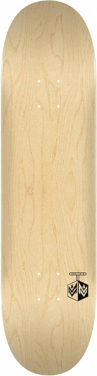 Skateboard Deck Houten Plank Straat Skaten Diepe Concave 7.5 Inch Breed Natuurlijk