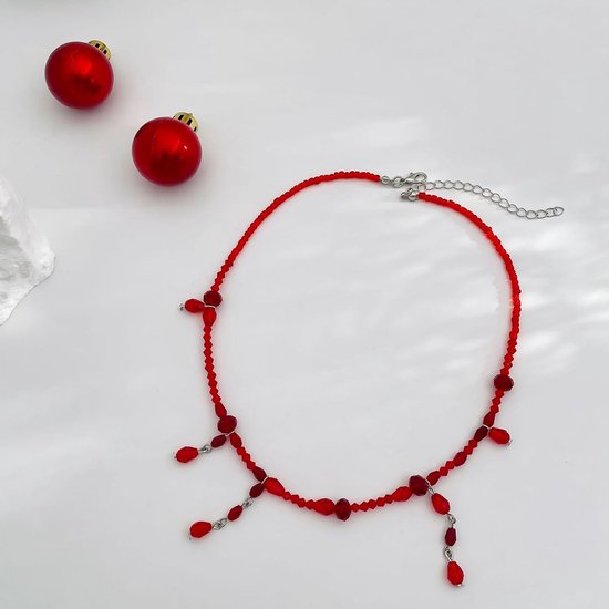 Parelketting met Bloeddruppel Kwast Kettingen voor Halloween — afbeelding 2