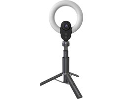 Lorgar Circulus 910 Streaming Webcam met Ringlamp en Ruisonderdrukking - 5MP 2592x1944 60FPS - Stereomicrofoons - Sony® STARVIS™ CMOS-sensor - Inclusief Statief"