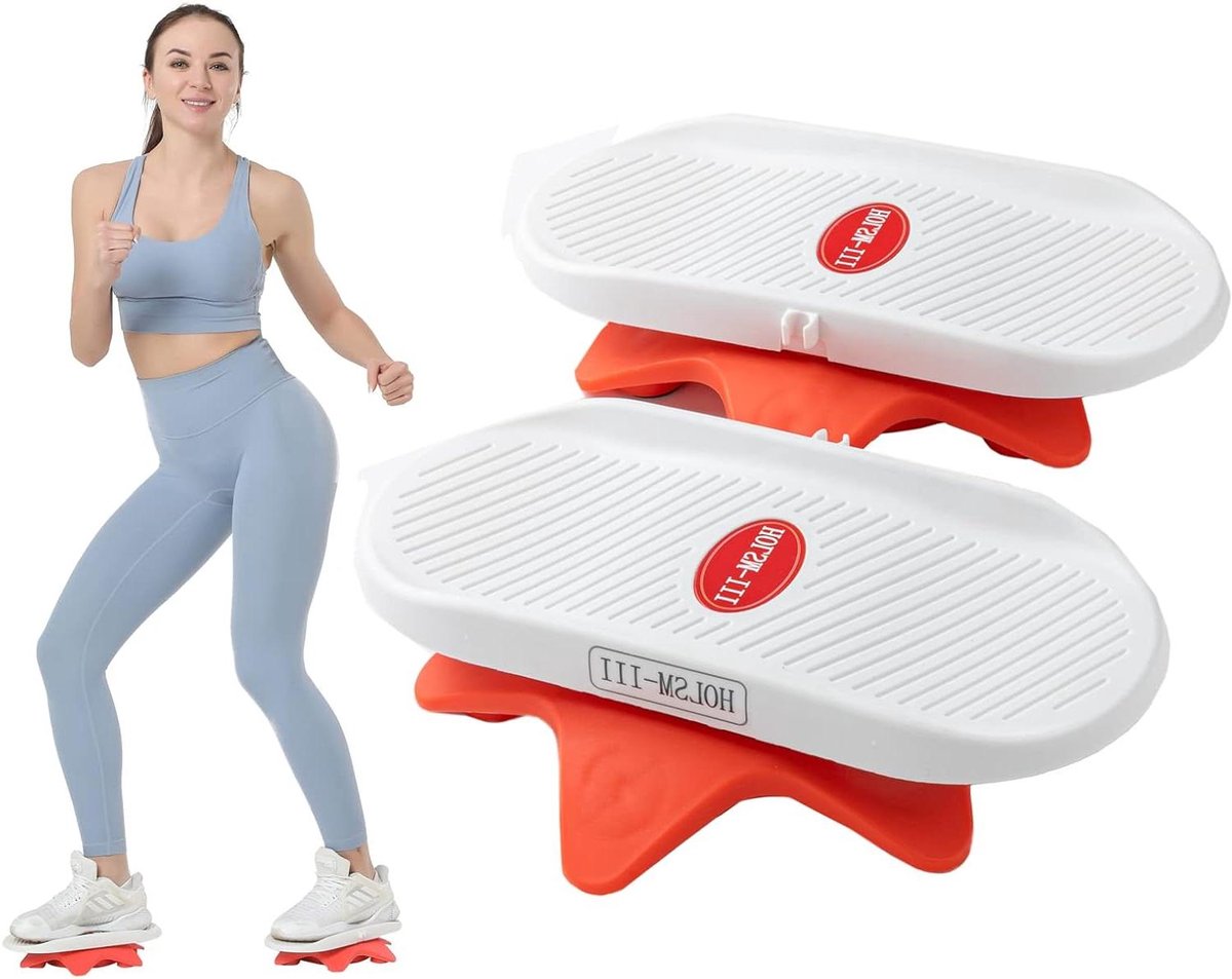 Twist Board - Taille Draaischijf - Thuis Fitness - 360 Graden Rotatie - 28 x 23 cm - Oranje