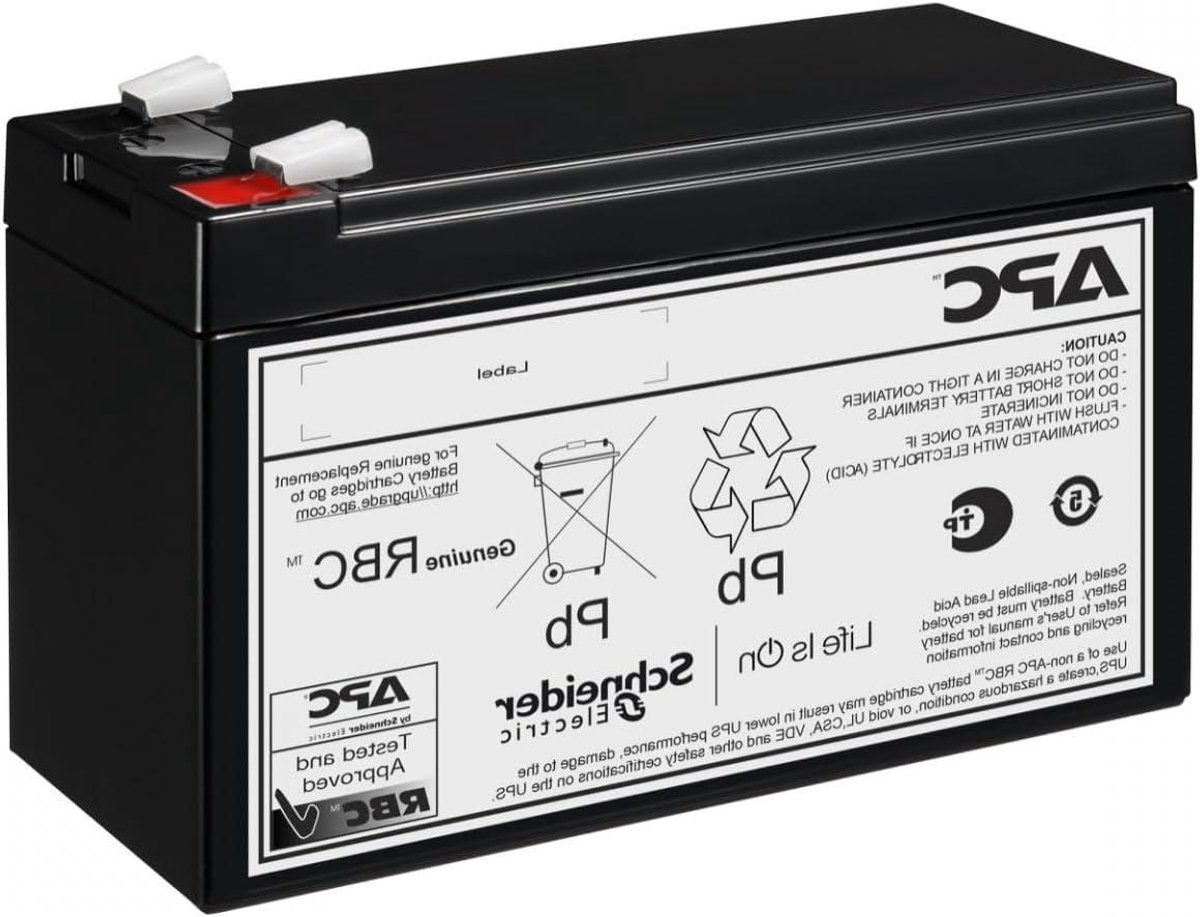 Vervangende Batterij - UPS Batterij - Stroom Stabiliteit - Specifiek Model - 24 Volt - Multicolor