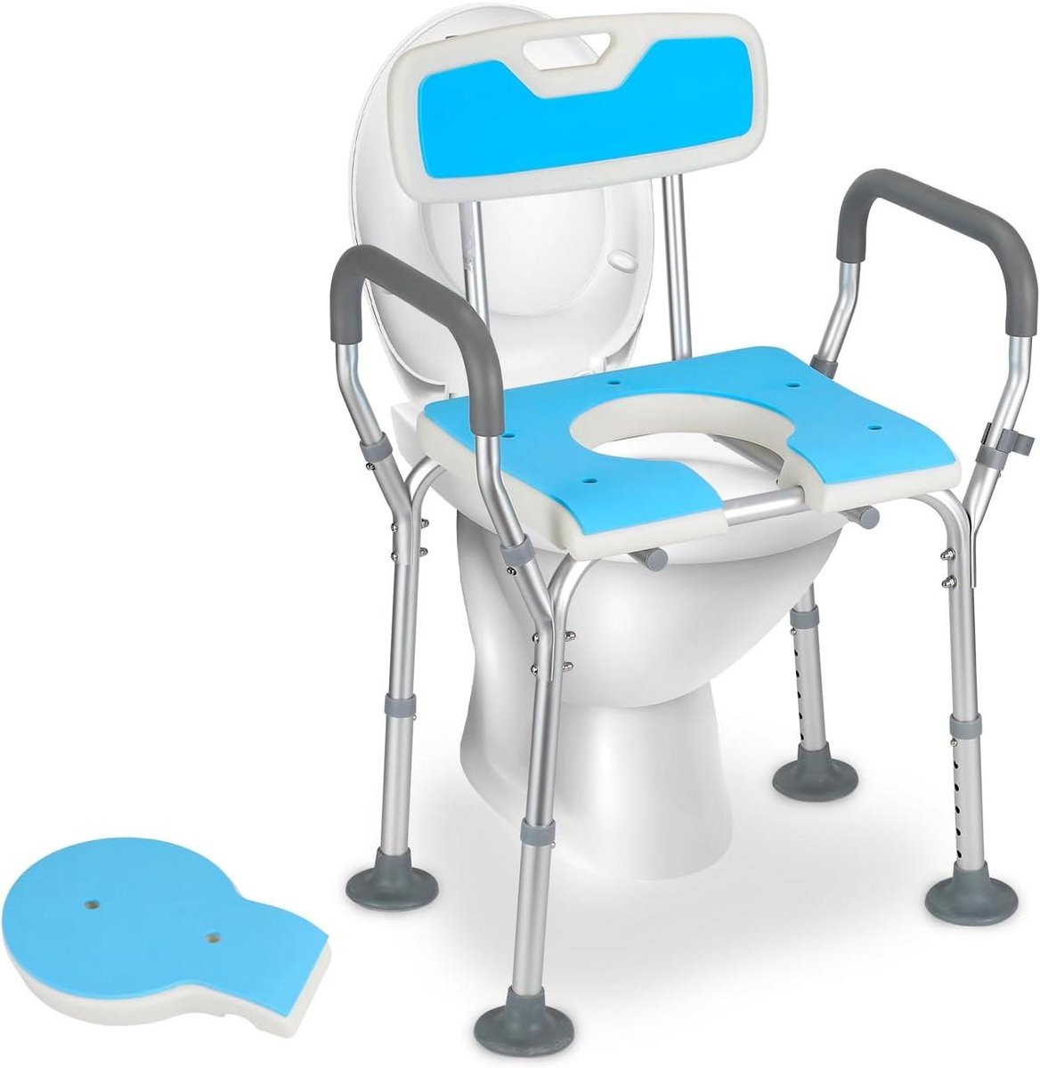 Douchekruk - Douchestoel - Veilig Douchen - In Hoogte Verstelbaar - 36-52 cm - Wit