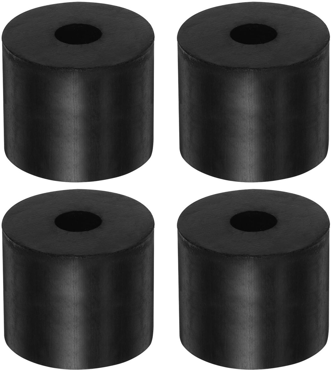 sourcing map 4 stuks rubberen afstandhouders, 1,57 inch AD 0,47 inch ID 1,57 inch dikke neopreen, ronde trillingsdemper, pads, isolator, rubberen sluitringen, bussen voor huis, auto's, boot,