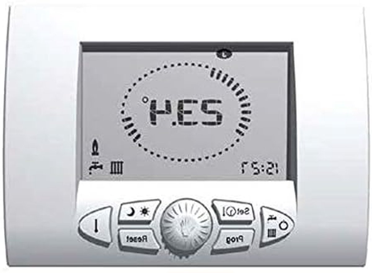 Wekelijkse Thermostaat - Programmeerbare Regelaar - Comfort Verhoging - Opentherm Protocol - 10x15x10 cm - Wit