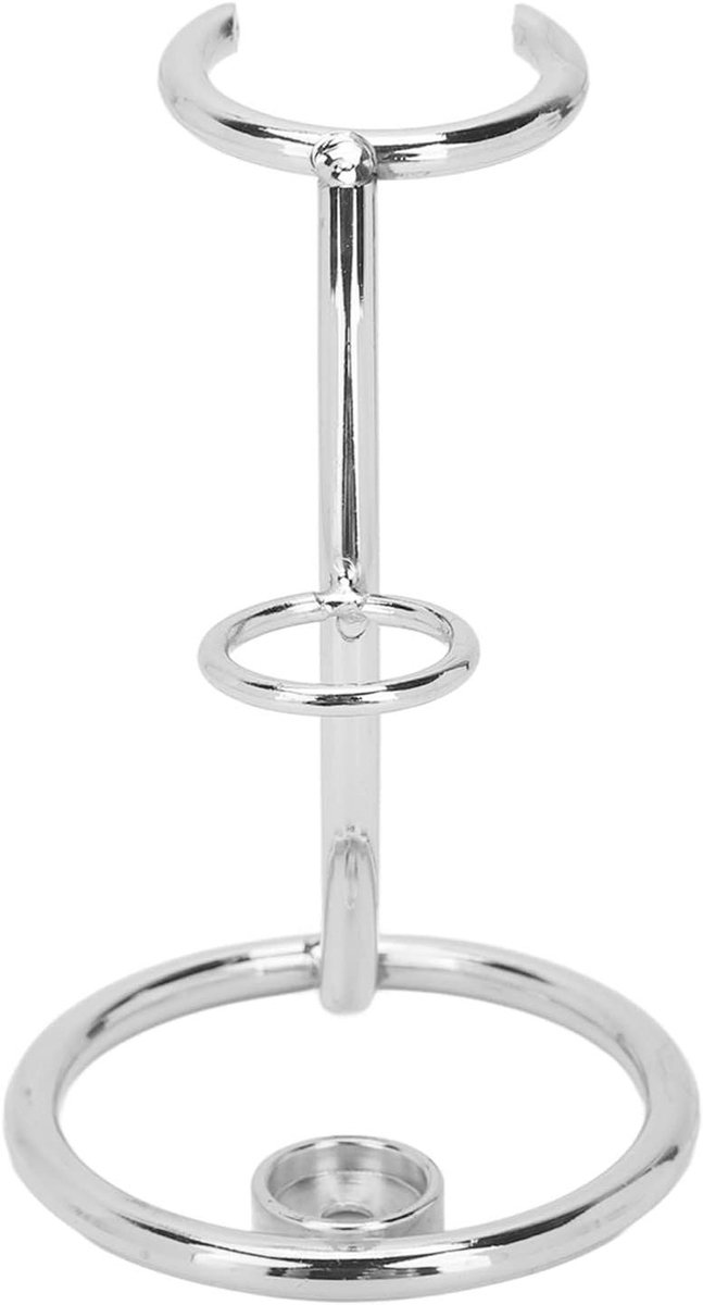 Scheerhouder - Scheermes Stand - Hygiënisch Houden - Roestvrij Staal - 13.3 x 10.8 cm - Zilverkleurig