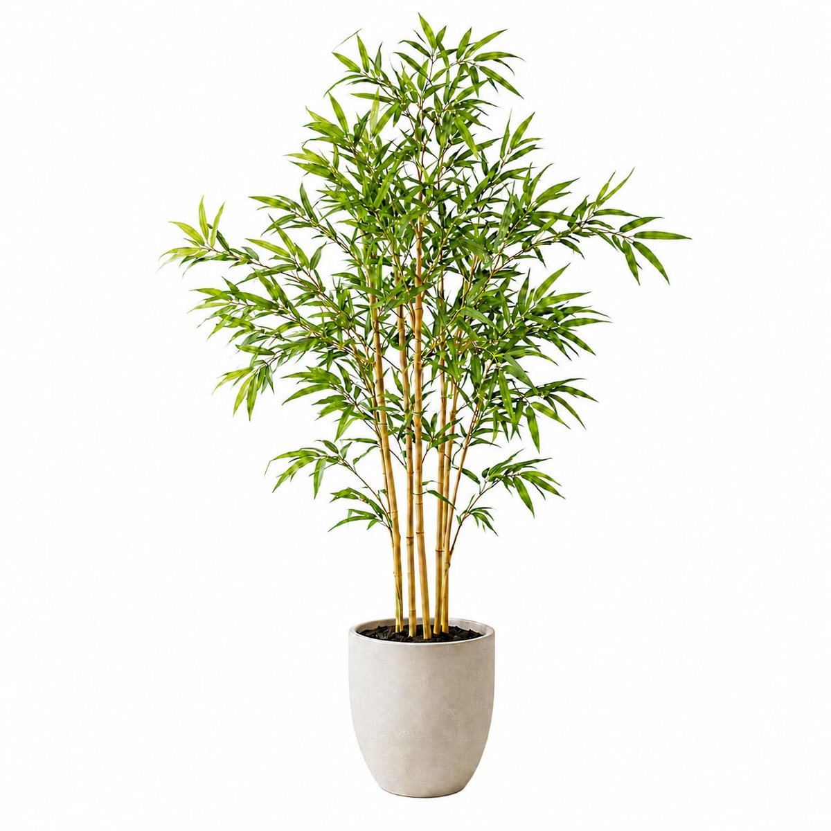 edihome, Kunstmatige Bamboe, 120 cm, Kunstplanten Groot, Kunstplant – Decoratieve kunstboo