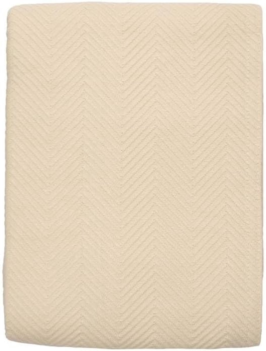 Spiga - Bedsprei - Katoen - 240x260 cm - Beige
