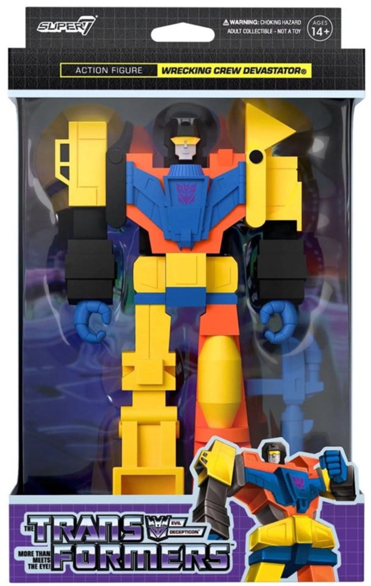 Transformers ReAction Action Figure Devastator 10 cm