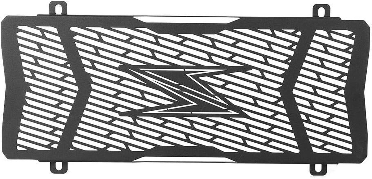 Radiateur Beschermer - Grille Cover - Motor Beschermen - Roestvrij Staal - Directe Pasvorm - Zwart