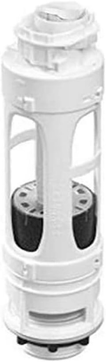 Toilet Spoelmechanisme - Reservoir Onderdeel - Toilet Reparatie - Universele Pasvorm - 9x9x37 cm - Wit Zwart