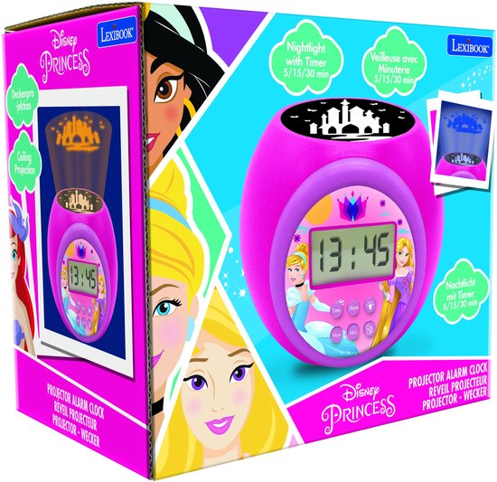 Disney Princess Projector Wekker Roze van Disney — afbeelding 5