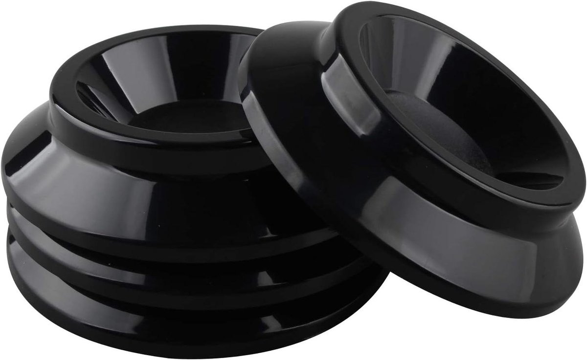 Piano Caster Cups - Vloerbeschermers - Piano Stabiliseren - Antislip Geluidsisolatie - Set van 4 - Zwart