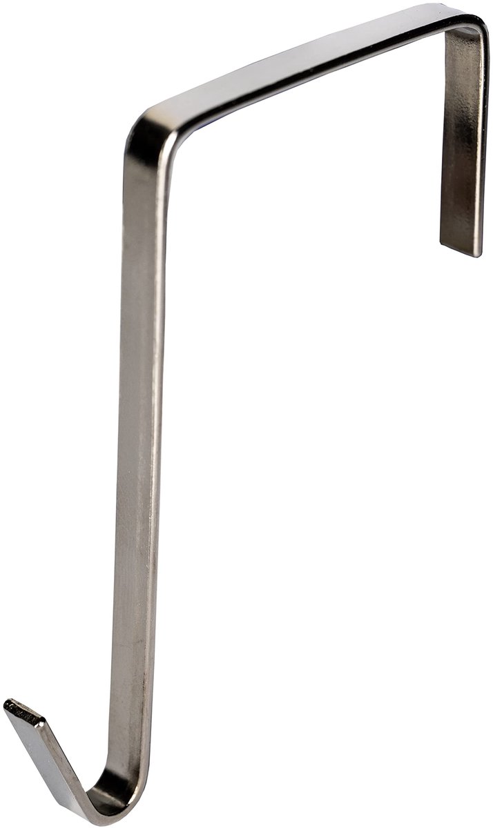 Deurhaken - J-haken - Extra Opbergruimte - Modern Design - Tot 45mm Deur - Chroom