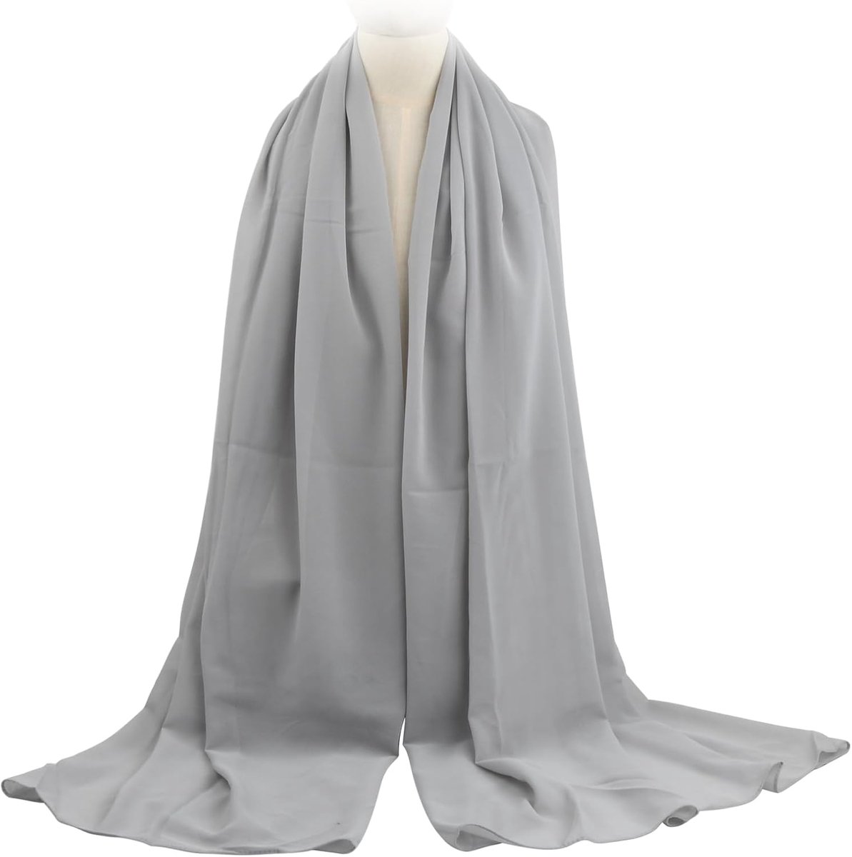 stola voor dames, ceremonie, chiffon, effen, wikkelstola, sjaal voor dames, zomer, stola, satijn, chiffon, schouderdoek voor avondjurken, bruiloften, feesten, geschenken, 180 x 70 cm